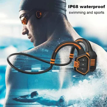AS9 Luu Juhtivus Traadita Kõrvaklapid Bluetooth 5.1 IP68 Veekindel Ujumine Kõrvaklapid Juhtmeta Kõrvaklapid Sport Väljas Earbud