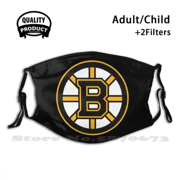 Bruins - Boston Korduvkasutatavad Suu Mask Pestav Filter Anti Tolmu Näomaskid Jäähoki