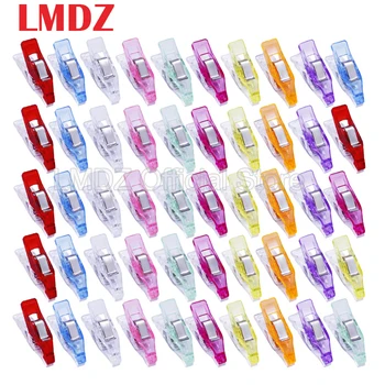 LMDZ 50TK 27mm Mini Sewing klambrid -, Paberi-Blinder Klambrid, mitmeotstarbeline Klambrid Mitut Värvi Mini Dokumendi Quilting Clips