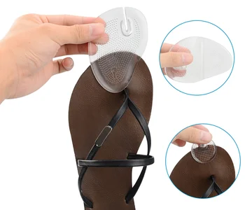 6tk Esijalgade tampoonid Flip-flops Sandal Poole Sisetallad Nähtamatu Suu Valu Ravi libisemiskindel Ortopeedilised Sandaalid Jalga Massager Pilt 2