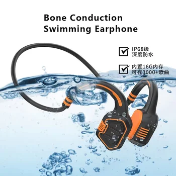 AS9 Luu Juhtivus Traadita Kõrvaklapid Bluetooth 5.1 IP68 Veekindel Ujumine Kõrvaklapid Juhtmeta Kõrvaklapid Sport Väljas Earbud Pilt 2
