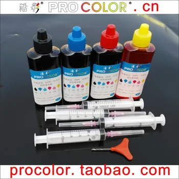 56 BK Pigment tint 57 värvi tint täitke kit For HP HP56 HP57 C6656A C6657A Deskjet 450CI 5550 5552 7150 7350 7000 2100 2200 Printer Pilt 2