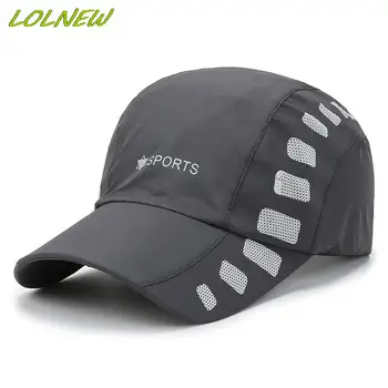 Väljas Meeste Kiire-kuivatamine Visiir Mütsid Sport Lahe Suvel Töötab Pesapalli Silmadega Müts Reguleeritav Müts Spordi-Rõivad Aksessuaarid Pilt 2