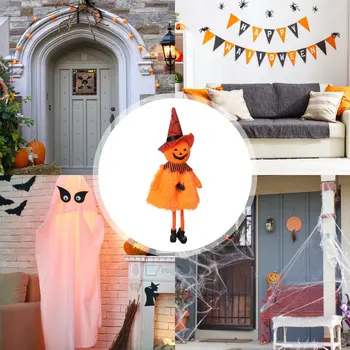 Ripats Vastupidav Kaasaskantav Kerge Halloween Pumpkin Ripats Kaunistamiseks Peen Töö Hea Välimus Pilt 2