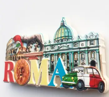 Rooma Itaalia Külmkapimagneteid Reisi Suveniiride Külmkapi Magnet Kleebised Pilt 2